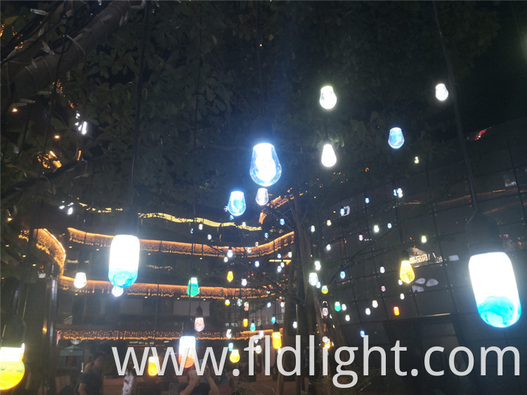 Outdoor waterproof festival wishing lights in bottle shape latest arrival restaurant E27 1w festival light bulb for christmas